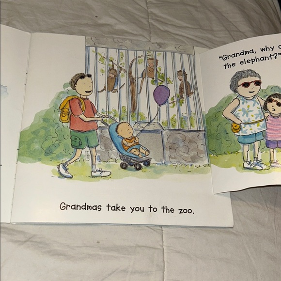Grandmas Are For Giving Tickles A Lift The Flap Book by Harriet Ziefert, 2000 - Picture 5 of 11